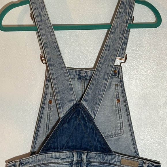 Blank NYC Slim Girlfriend Overall Faded Distressed - Picture 4 of 6